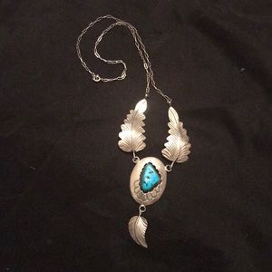 This is one kind antique sterling silver necklace